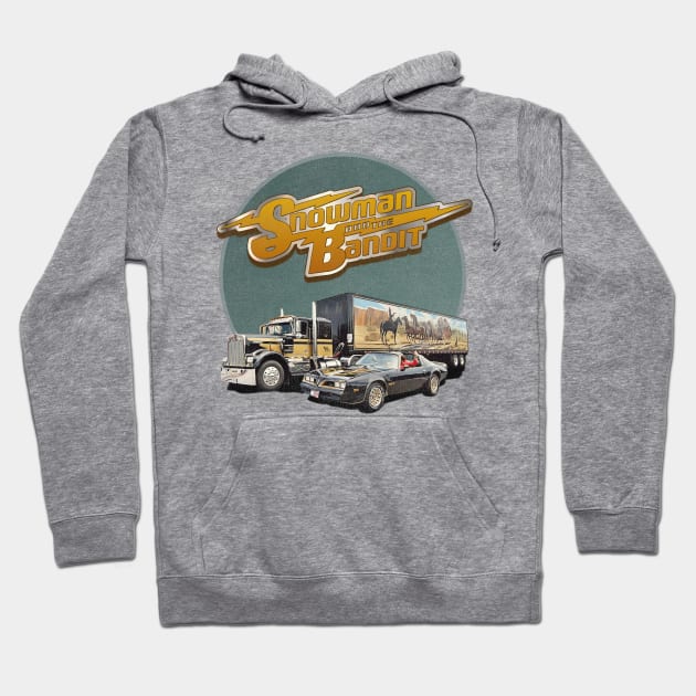 Snowman and the Bandit Hoodie by darklordpug